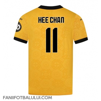 Wolves Hee-chan Hwang #11 Tricou Fotbal Replică 2025-26 Barbati Acasa